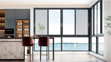 Modern Thermal Break Aluminum Sliding Window System