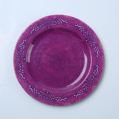 melamine round dessert plate for all serving usage