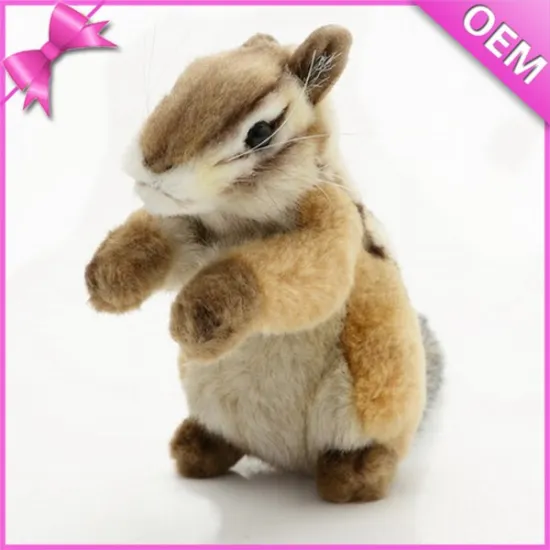 Factory custom soft animal chinchilla plush stuffed toy