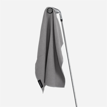 China Microfiber custom logo golf towel with clip Supplier