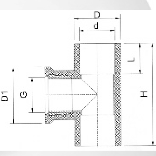 Din Pn10 إمدادات المياه Upvc أنثى المحملة أبيض