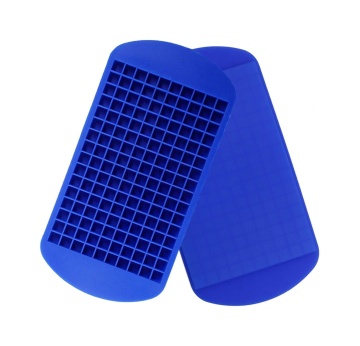 BPA-Free Mini Silicone Ice Cube Trays with 160 Small Molds for Whiskey Cocktails