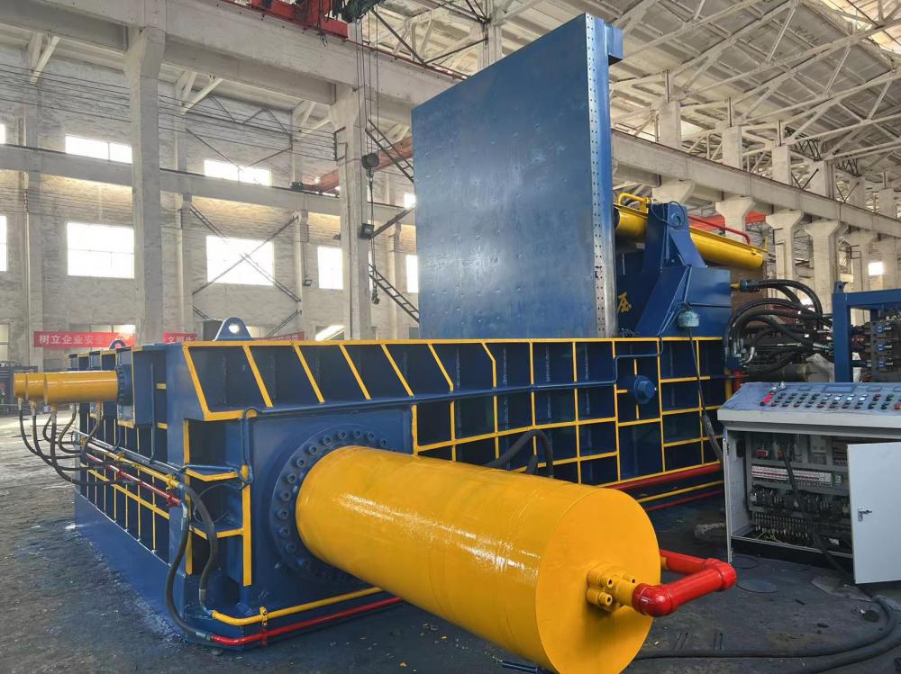 Automotive Metal Sheets Scrap Compactor Baler Machine