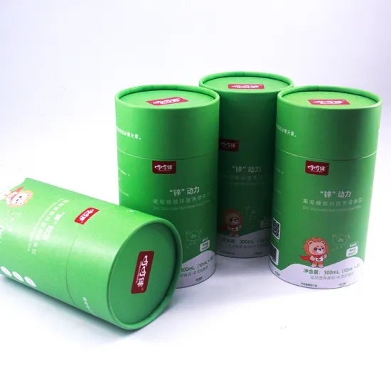 Environmentally friendly tea packaging tube kraft paper