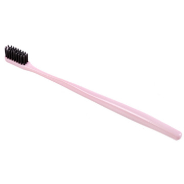 4 colors Disposable Active Charcoal Toothbrush