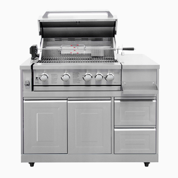The Leader in Luxury 304 Stainless Steel Powder Coated Outdoor Kitchens Cabinets