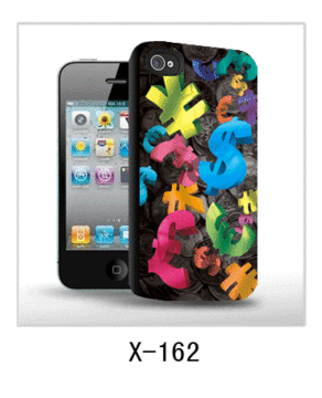 IPhone Cover 3d, pc cassa rivestita in gomma, più colori disponibili