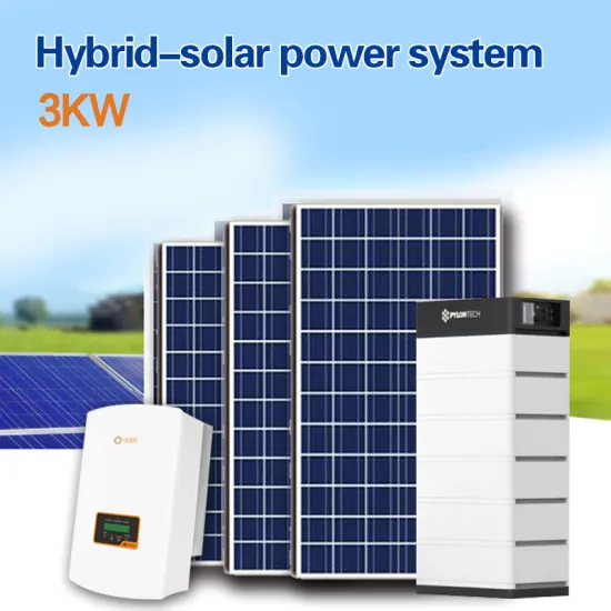3kw Hybrid Home Solar Power System AC Lithium Battery Solar Energy System (Excluding stents) 3