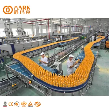 Commercial Automatic Soft Drink and Juice Processing Plant: Filling and Capping Machine Line