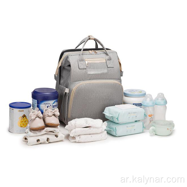 مجموعة حقيبة السفر لحفاضات الأطفال وحقيبة الظهر للعناية بالطفل