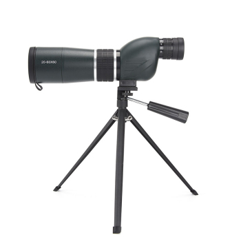 20-60X60 Powerful Long Range Monocular Outdoor Waterproof HD Zoom Sighting Telescope for Bird Watching with Phone Adapter