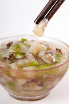 seasoned raw octopus with wasabi