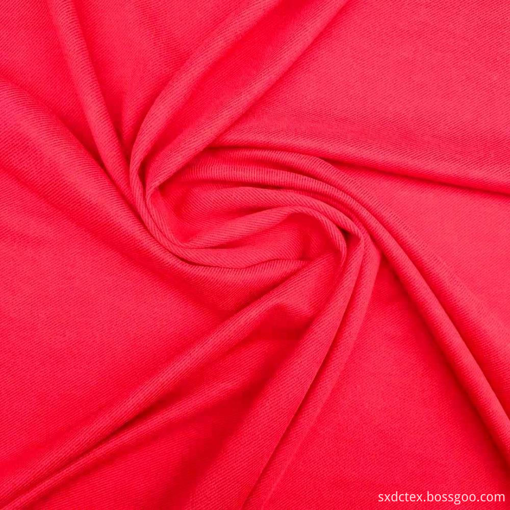 Knitted Twill Polyester Spandex Faux Suede Stretch Cloth