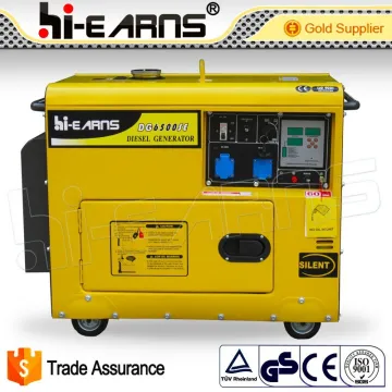 DG6500SE 5KW 60HZ 3600rpm silent diesel generator with digital panel