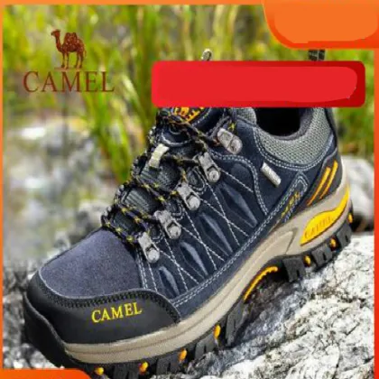 Cushioning cowhide outdoor hiking shoes