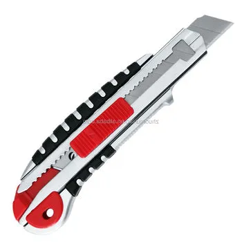 High Quality Sharp 18mm Blade Cutter Knife Safety Knife With 5 pcs SK5 Blade OEM Support