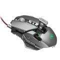 6400dpi 7-buttons mouse cablato da gioco meccanico USB