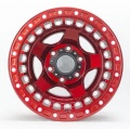 Candy Red 4x4 Offroad Hubs