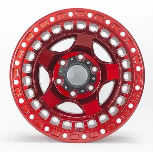 Candy Red 4x4 Offroad Hubs