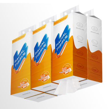 Hot Selling Waterproof and Skin Friendly Facial Tissue Made from Virgin Wood Pulp