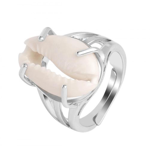 New Arrival Seashell Rings Silver Gold Plated Sea Shell Adjustable Ring for Women Men Anniversary Birthday Gift