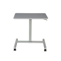 Pneumatic Lifting height Adjustable Desk with Wheel