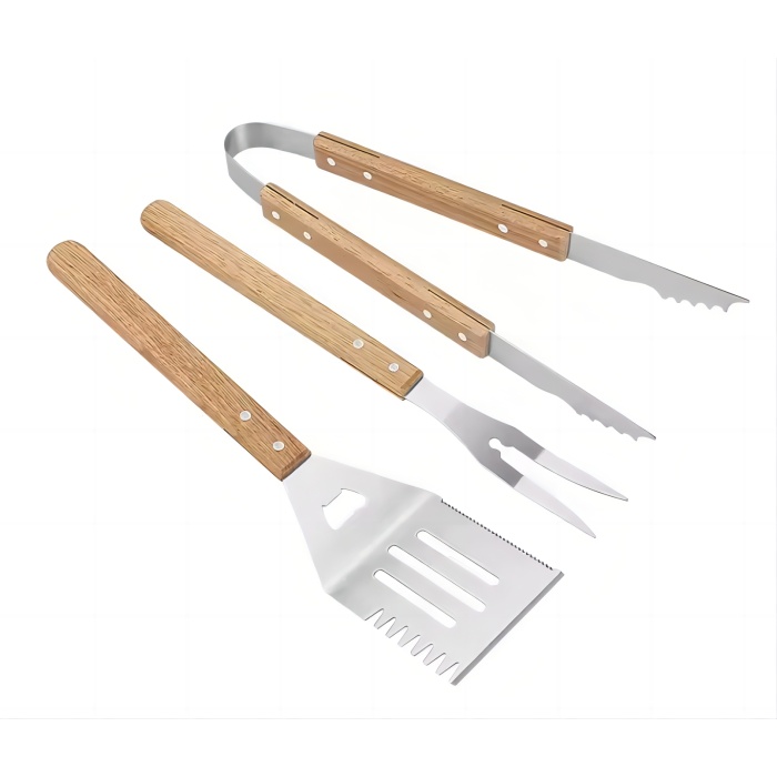 Premium-Grillbesteckset für das Kochen im Freien