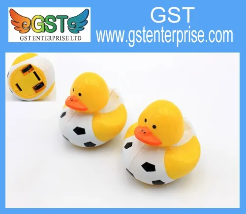 Lovely Plastic Pull Back Football Duck