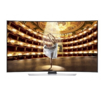 Samsung UN65HU9000 Curved 65-Inch 4K Ultra HD 120Hz 3D Smart LED TV