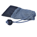 Großhandel benutzerdefinierte blauen Mesh Zwiebel String Taschen