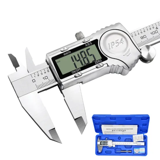 Electronic IP54 Waterproof Stainless Steel Digital Caliper 0.01mm 6 Inch 0-150mm HOLD