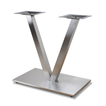 Anti-Rust Silver Stainless Steel V Shape Table Legs