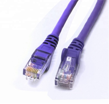 Purple Broadband Cat6a/Cat6 Ethernet Patch Cord UTP/FTP/STP RJ45 8P8C M to M LAN Cable