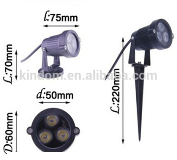 Kindom popular trustworthy COB / high power chip led lawn light