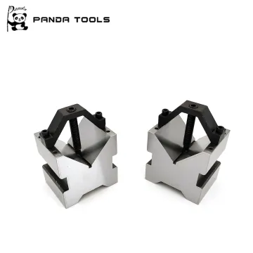 Precision Hardened Steel 90 Degree Angle V Shape Block Set VB50 VB60 - Multi-Use Gauge Machinist Tool