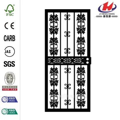 415 Series Black Idaho Security Door