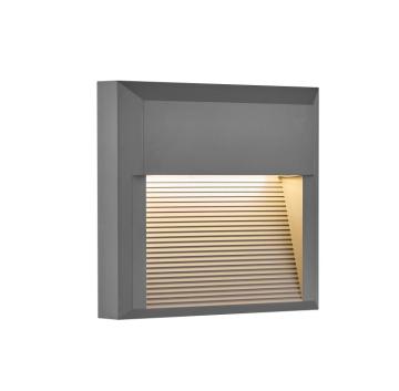 High Quality 8W SMD LED Square Wall Lights: 220V IP65 Outdoor Lighting for Garden Lamps - PC Material