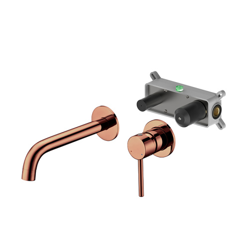 Wall Brushed Nickel Bathroom Faucets Two Handle