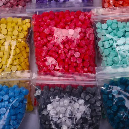 Antique Colorful Custom Packing Wax Seal Stamp - 500g Wax Seal Beads