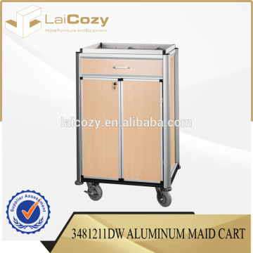 Hot sale hotel maid cart /housekeeping trolley/hotel trolley