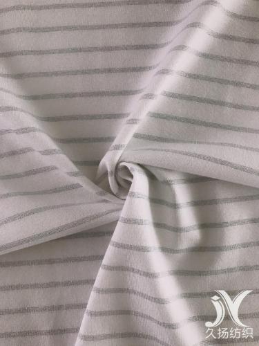 White Sliver Jersey Knit Fabric