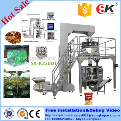 peanut / pistachio nuts / semen juglandis packaging machine