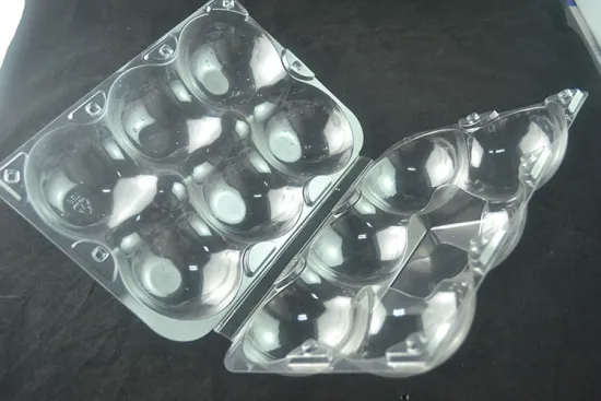 Transparent Plastic Clamshell Fruit Trays For 6000 G