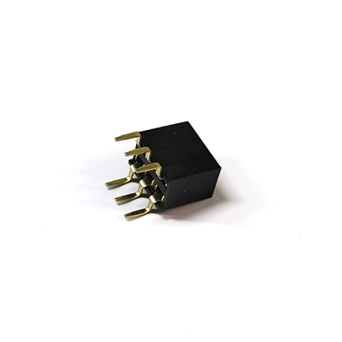 2.54Double row female 180 degree centipede pin connector