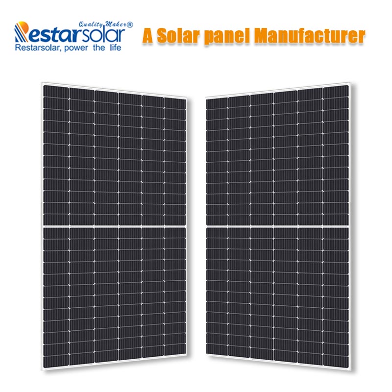 high efficiency 550w half-cell solar panels
