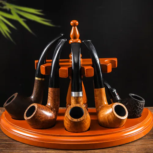 5 Tobacco Pipes Rack Smoking Pipe Accessories Rack Rose Wooden Smoking Pipe Stand Safer And More