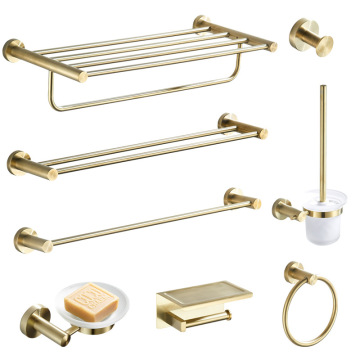 HONGDEC Premium Brushed Wall Mounted Bathroom Accessories Set