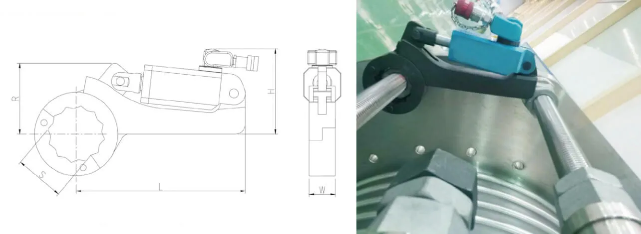 Jnd Series Split Type Hydraulic Torque Wrench Jpg