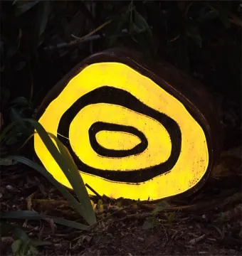 Wood Chip Annual Ring Light D