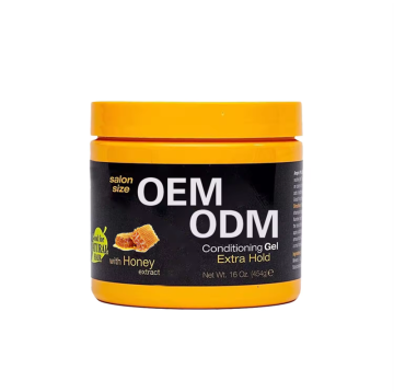 Tenere extra gel di cera per capelli 4C naturali per trecce, onde e serrature - controllo del bordo 16 once per marchio a privilegio